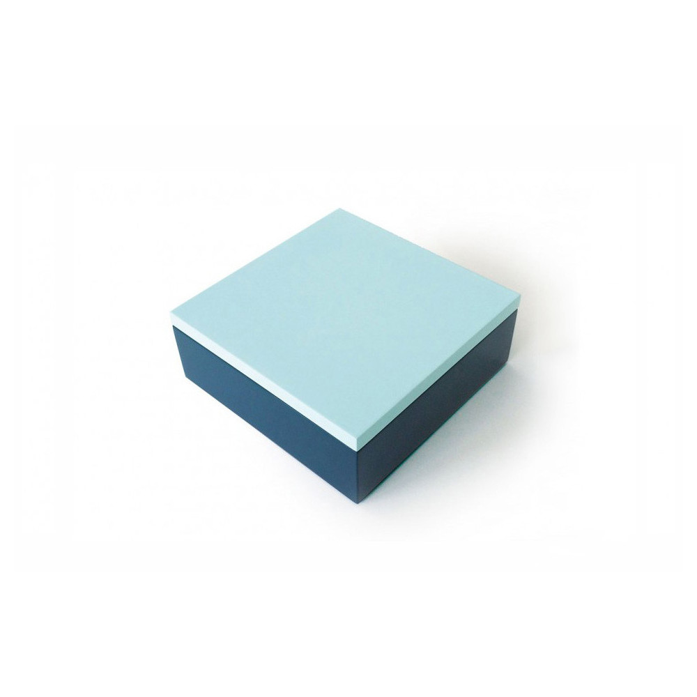 Box en bois laqué brillant "Blue" Box en bois laqué brillant "Blue"