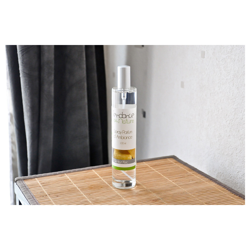 Parfum d'ambiance 100 ml en spray senteur Musc Parfum d'ambiance 100 ml en spray senteur Musc