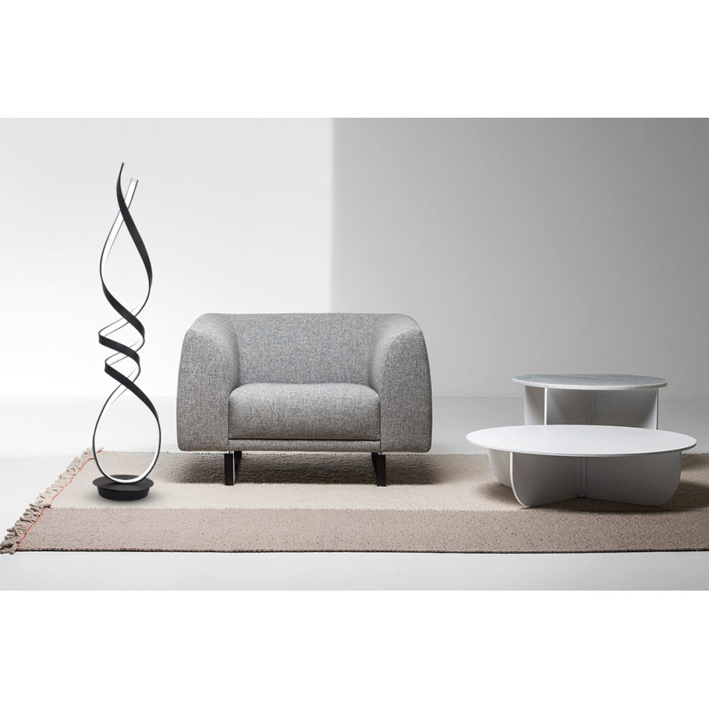Lampadaire Design Ruban noir-2 Lampadaire Design Ruban noir-2