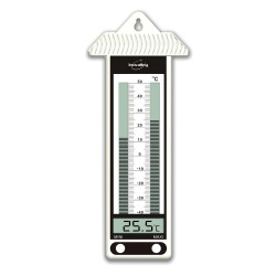 Thermomètre mini maxi blanc