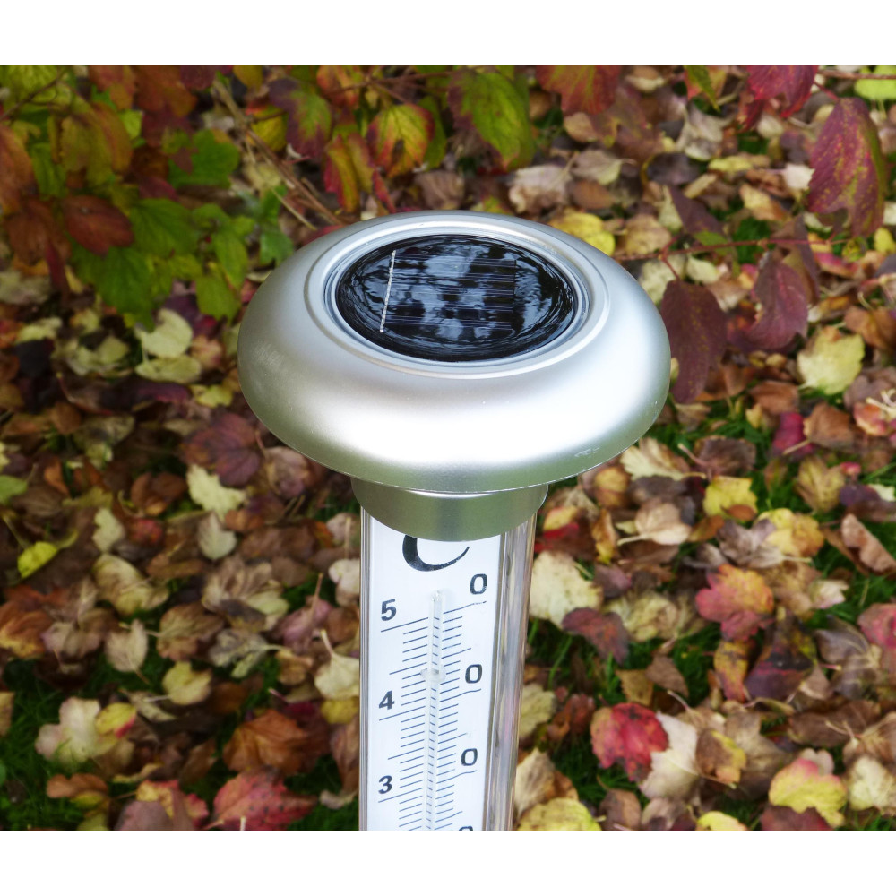 Thermomètre De Sol Avec Verre Intégré - Longueur 32 Cm - Plage -10°C à +110°C - Sans Pile, Pour Jardin, Plantes Intérieures/extérieures
