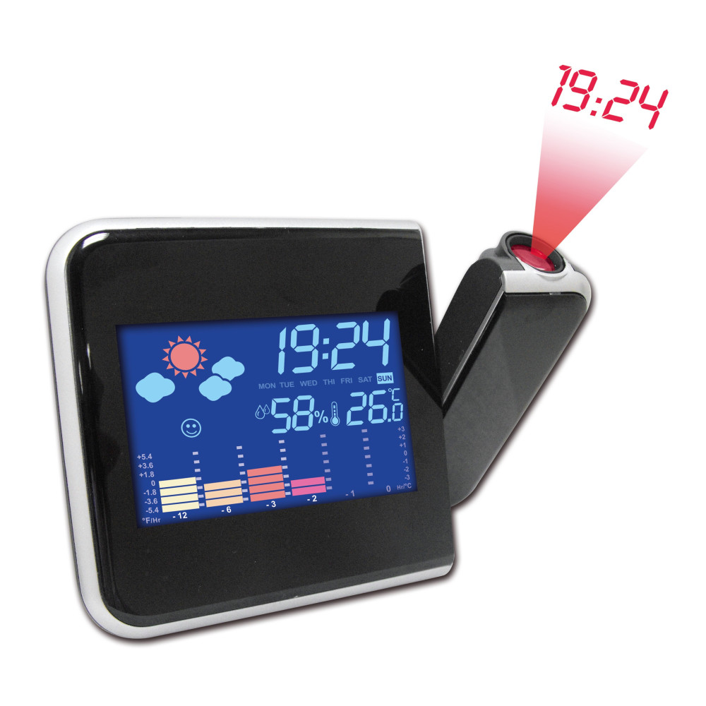 réveil météo projecteur