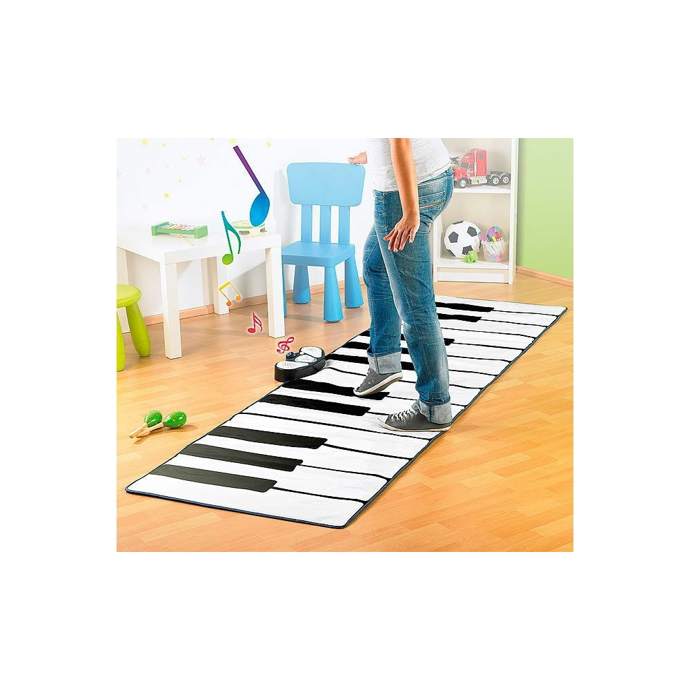 Tapis de piano de sol - Tapis de jeu musical géant pour clavier pour  tout-petits et enfants, 6 pieds 
