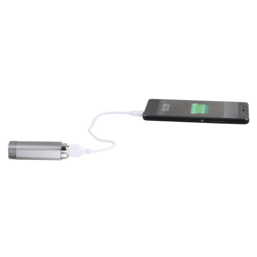 Ecouteurs Bluetooth® sans fil - Batterie de secours - Argent - 2 en 1
