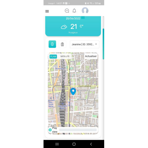 Montre connectée GPS 4G...