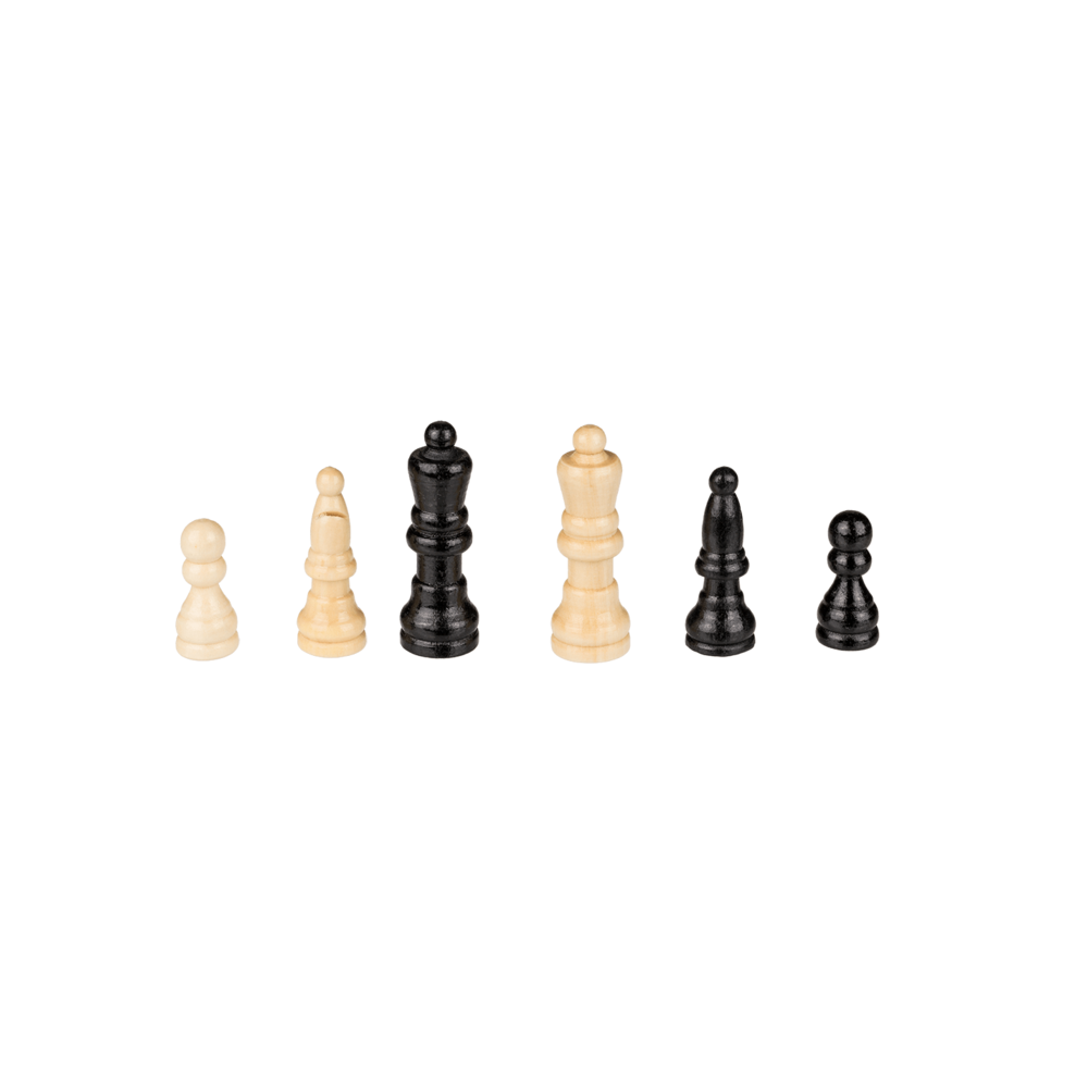 Petit Jeu d'Échecs en Bois Compact – Échiquier de Voyage en Bois