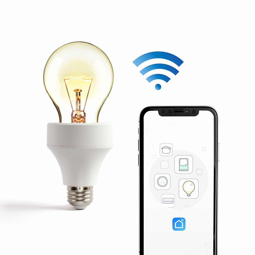 Ampoule connectée haut parleur sans fil E27 - Lampe LED déco