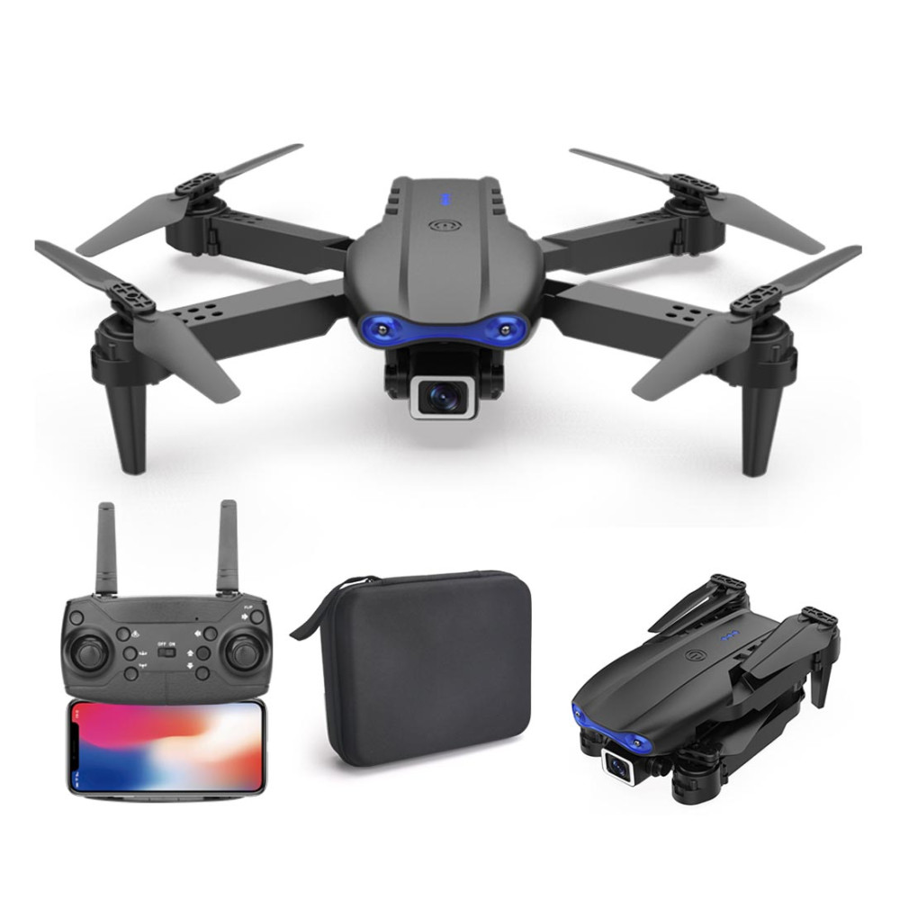 Drone quadricoptère pliable connecté WIFI avec double caméra 4K INOVALLEY