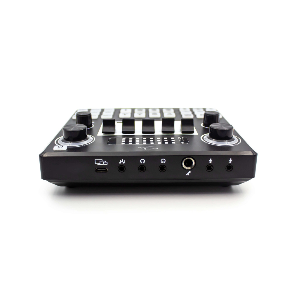 Mini Table De Mixage Bluetooth Avec Effets Vocaux – Carte Son Live Karaoké & Streaming