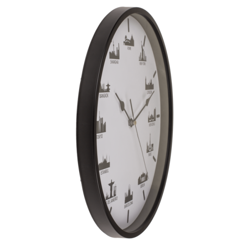 Horloge design SKYLINES 30 cm