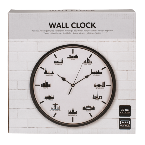 Horloge design Villes du...