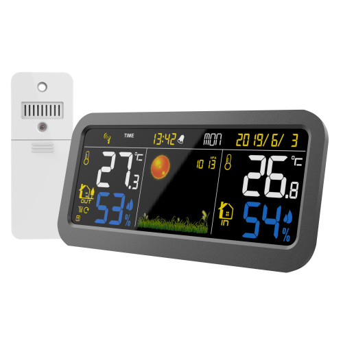 Station Météo noire écran...