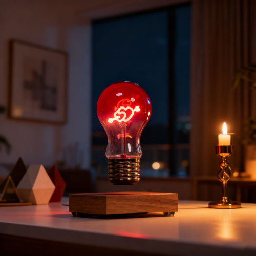 Ampoule en lévitation RED...