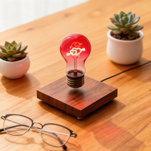 Ampoule en lévitation RED...