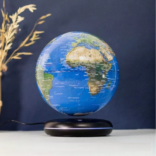 Globe terrestre 20 cm lumineux en lévitation