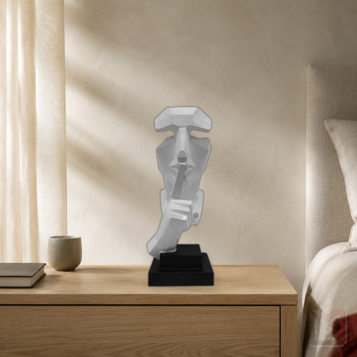 Statue Design Mr Chut Blanc...