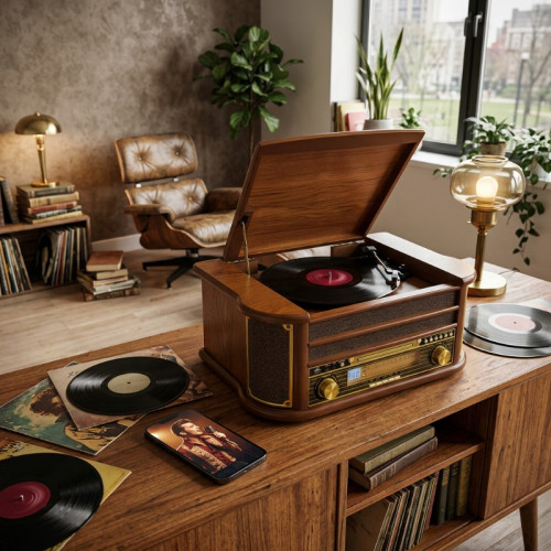 Platine vinyle Rétro...